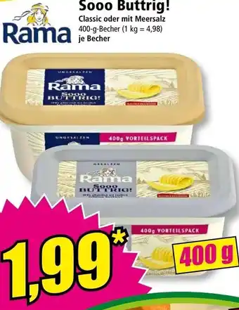 Norma Rama Sooo Buttrig 400 g Angebot
