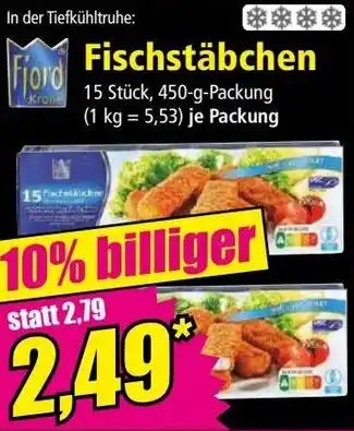 Norma Fiord Fischstäbchen 450 g Angebot