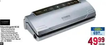 Metro caso Vakuumiergerät VC 10 Angebot