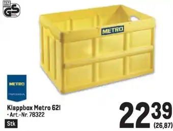 Metro Klappbox Metro 62L Angebot