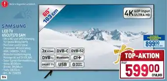 Metro SAMSUNG LED TV 65CU7170 SAM Angebot