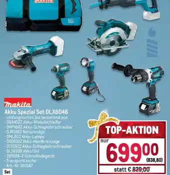 Metro makita Akku Spezial Set DLX6046 Angebot