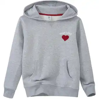 Ernsting's family Kinder hoodie mit herz-applikation Angebot