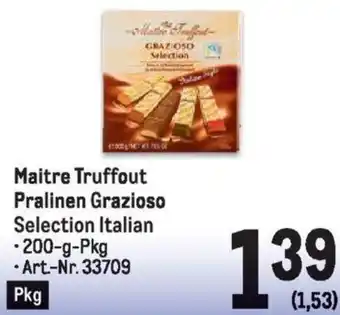 Metro Maitre Truffout Pralinen Grazioso Selection Italian •200-g-Pkg Angebot