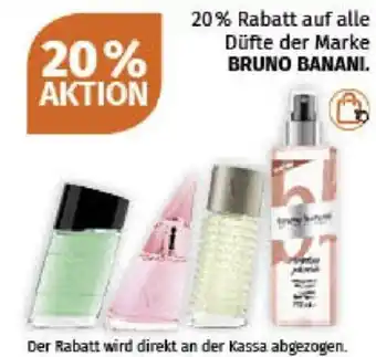 Müller auf alle Düfte der Marke BRUNO BANANI. Angebot