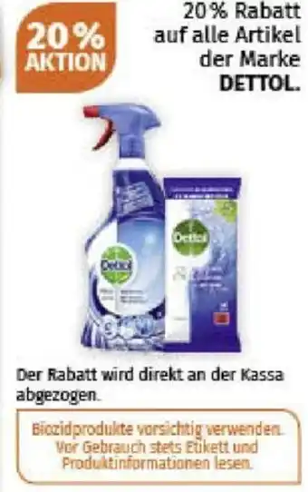 Müller auf alle Artikel der Marke DETTOL. Angebot