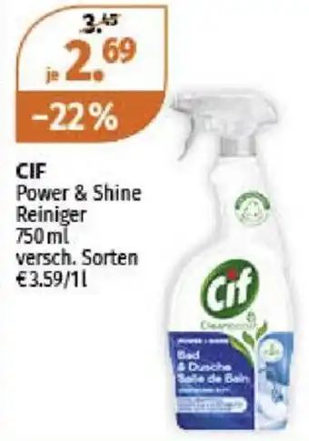 Müller CIF Power & Shine Reiniger 750 ml Angebot