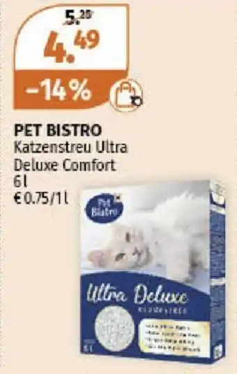 Müller PET BISTRO Katzenstreu Ultra Deluxe Comfort 6L Angebot
