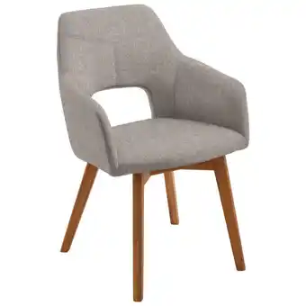 XXXLutz Armlehnstuhl in holz, textil eichefarben, cappuccino Angebot