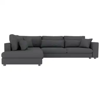 XXXLutz Ecksofa in cord dunkelgrau Angebot