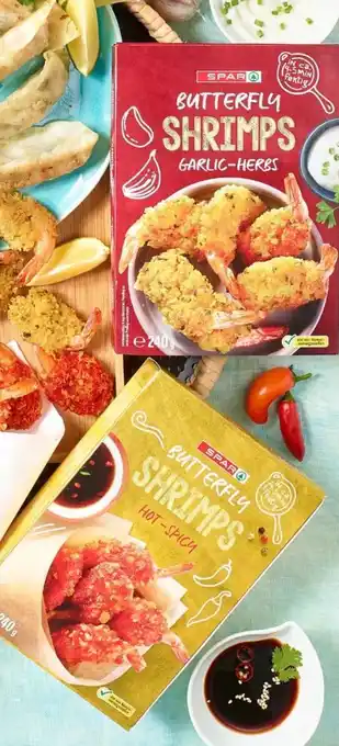 Spar Butterfly shrimps garlic & herbs Angebot