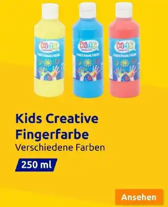 Action Kids Creative Fingerfarbe Angebot