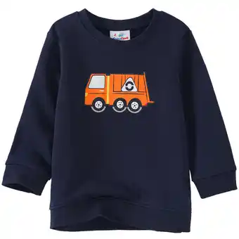 Ernsting's family Kinder sweatshirt mit müllabfuhr-applikation Angebot