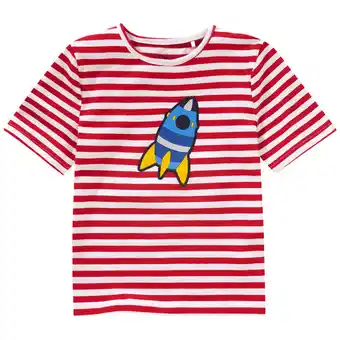 Ernsting's family Jungen t-shirt mit raketen-applikation Angebot