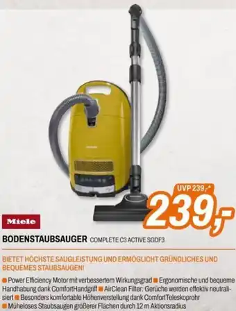 Expert Miele BODENSTAUBSAUGER COMPLETE C3 ACTIVE SGDF3 Angebot