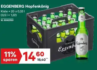 Lagerhaus EGGENBERG Hopfenkönig Kiste = 20 x 0,33 | Angebot