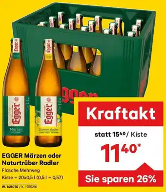 Lagerhaus EGGER Märzen oder Naturtrüber Radler Angebot