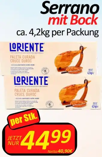 Wurstico Serrano mit Bock Angebot