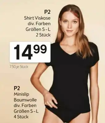 Bipa P2 Shirt Viskose Div. Farben Angebot
