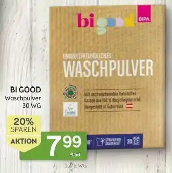 Bipa Bi Good Waschpulver Angebot