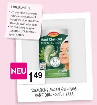 Bipa Schaebens Augen Gel-Pads Hanf Chill-Out Angebot