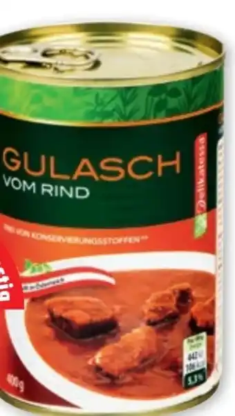 PENNY Gulasch vom rind Angebot