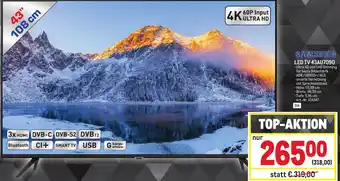Metro SAMSUNG LED TV 43AU7090 Angebot