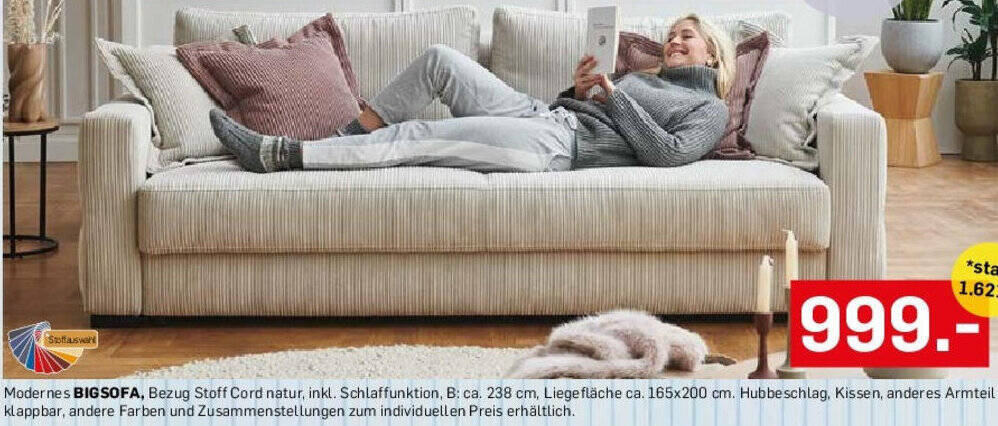 Möbel Ludwig BIGSOFA Angebot