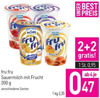 Sutterlüty fru fru Sauermilch mit Frucht 200 g Angebot