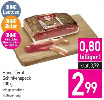 Sutterlüty Handl Tyrol Schinkenspeck 100 g Angebot