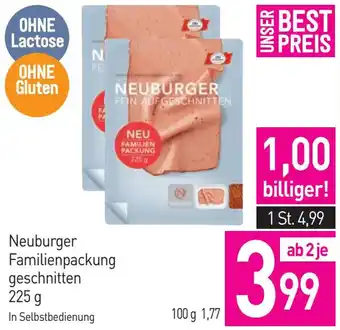 Sutterlüty Neuburger Familienpackung geschnitten 225 g Angebot