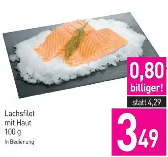 Sutterlüty Lachsfilet mit Haut 100 g Angebot