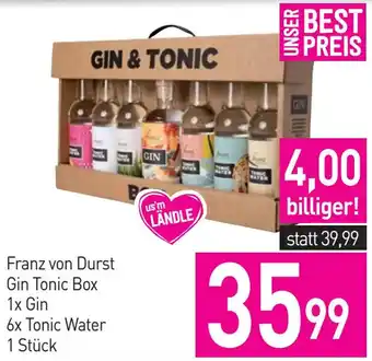 Sutterlüty Franz von Durst Gin Tonic Box 1x Gin 6x Tonic Water 1 Stück Angebot