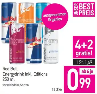 Sutterlüty Red Bull Energydrink inkl. Editions 250 ml Angebot