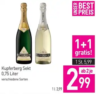 Sutterlüty Kupferberg Sekt 0,75 Liter Angebot