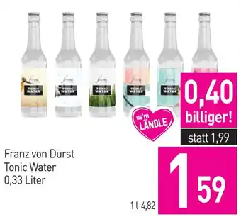 Sutterlüty Franz von Durst Tonic Water 0,33 Liter Angebot