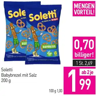 Sutterlüty Soletti Babybrezel mit Salz 200 g Angebot