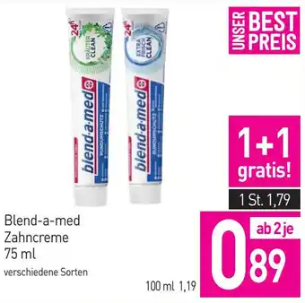 Sutterlüty Blend-a-med Zahncreme 75 ml Angebot