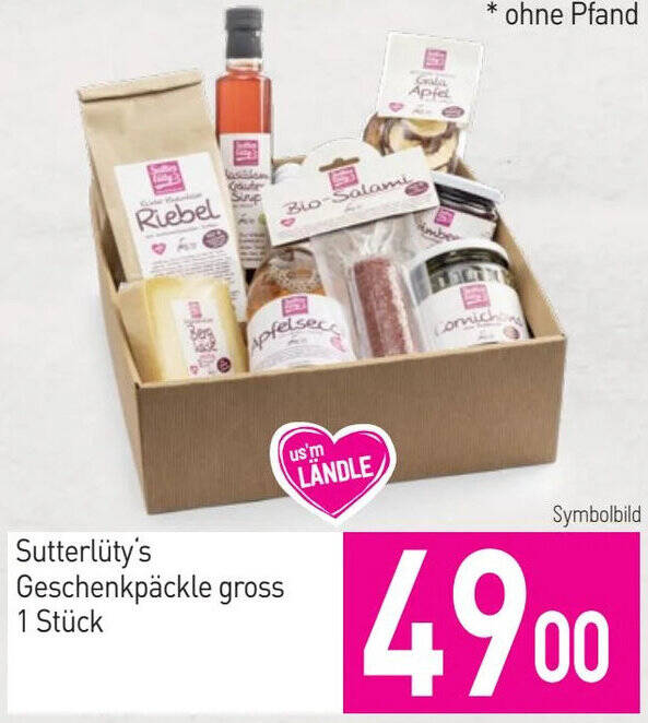 Sutterlüty Sutterlüty's Geschenkpäckle gross 1 Stück Angebot