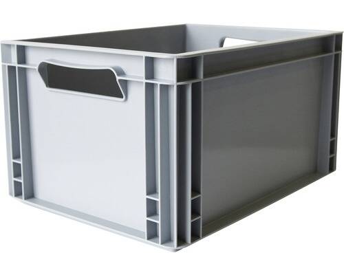 Hornbach Stapelbox eurobox 20 l 400x220x300 mm grau Angebot