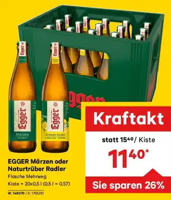 Lagerhaus EGGER Märzen oder Naturtrüber Radler Angebot