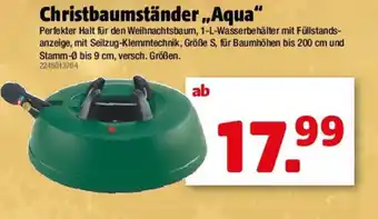 Liebmarkt Christbaumständer Aqua Angebot