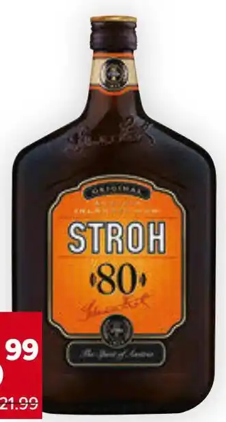 Billa Stroh 80% 0,7 Liter Angebot