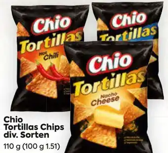 Billa Chio Tortillas Chips 110 g Angebot