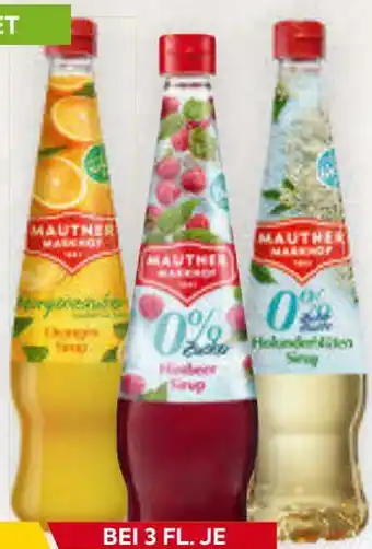Billa Mautner Markhof Sirup 0.7 Liter Angebot