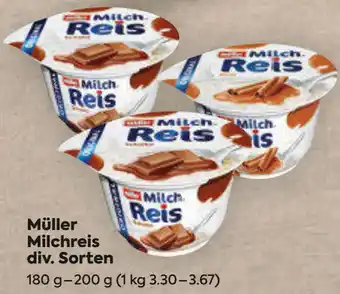 Billa Müller Milchreis 180 g - 200 g Angebot