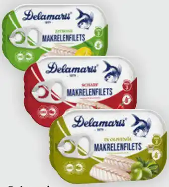 Billa Delamaris Makrelenfilets in Olivenöl, scharf od. Zitrone 125 g Angebot