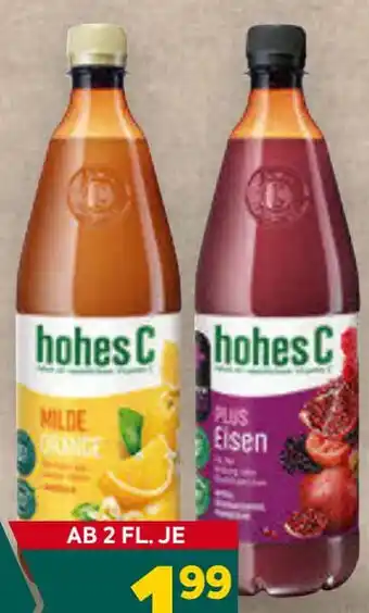 Billa Hohes C 1 Liter Angebot