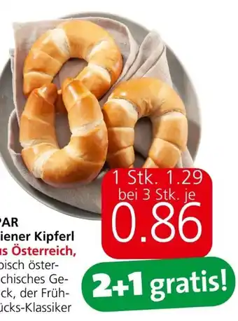 Eurospar Wiener kipferl Angebot