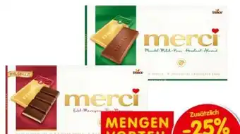 Interspar Merci tafelschokolade Angebot